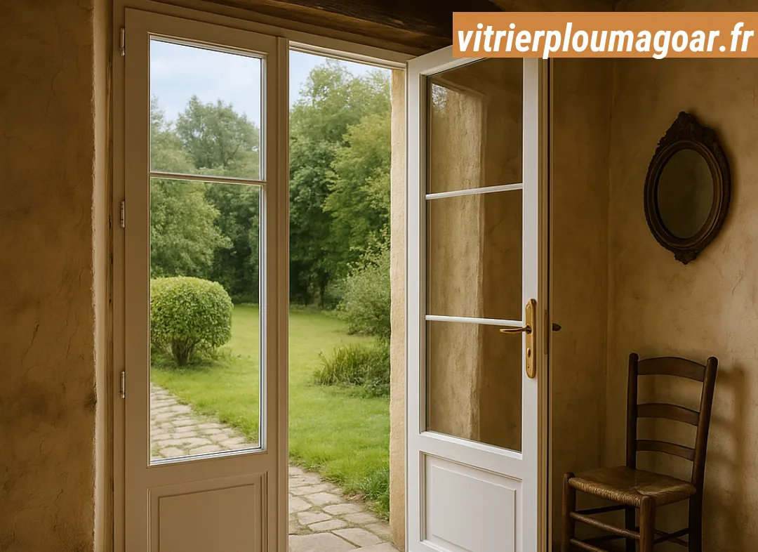 Installation de fenêtre en PVC Ploumagoar